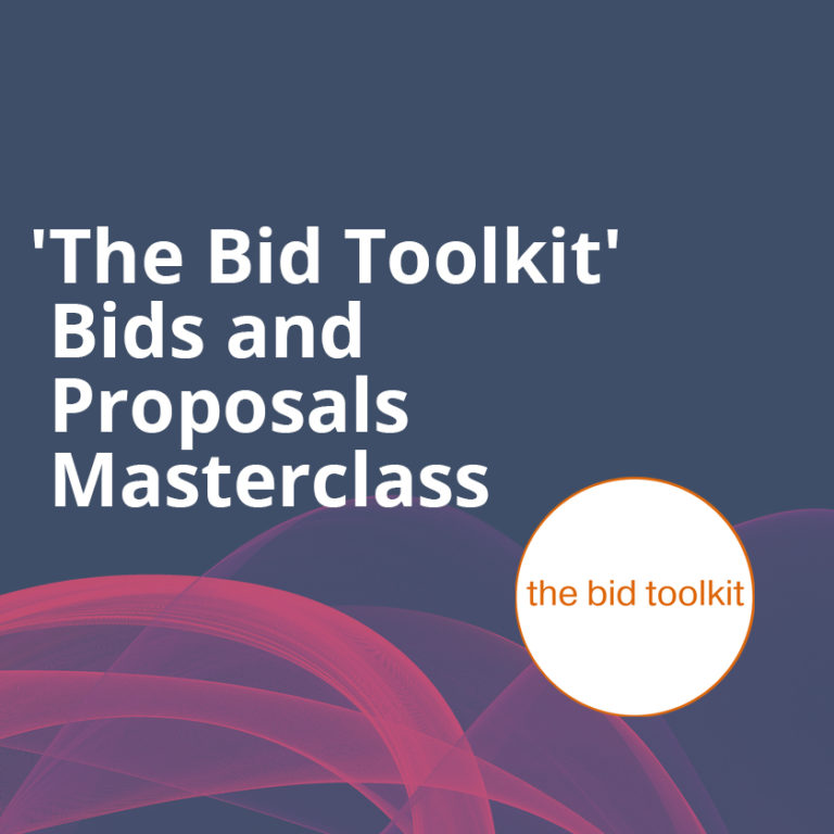 'The Bid Toolkit' Bids and Proposals Masterclass Bidhive Academy