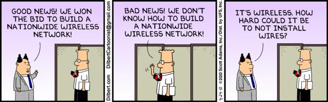 Dilbert cartoon bid/no bid decision